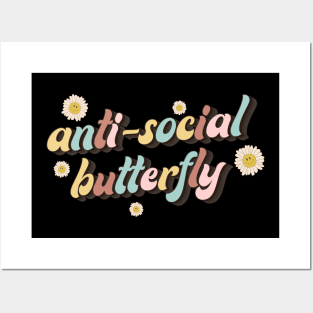 Antisocial butterfly Posters and Art